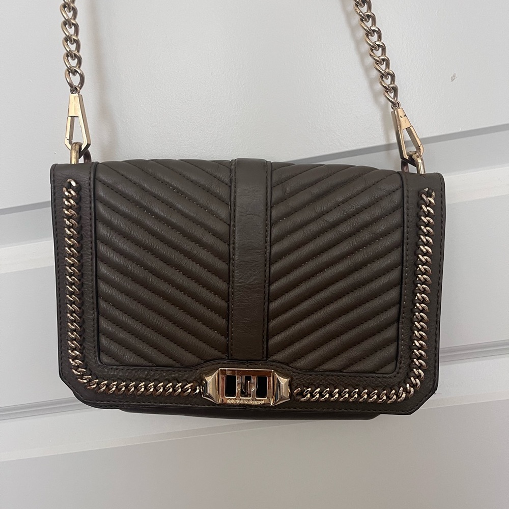 Rebecca minkoff women’s chevron love cross body bag
